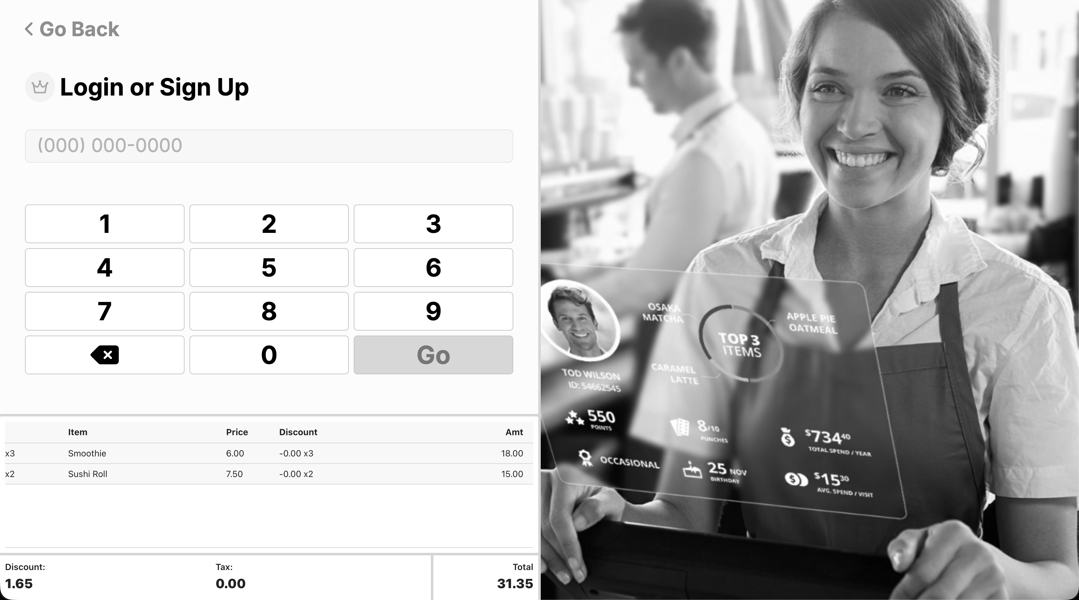 Additional screenshot of Como (Global Payments)